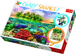 TREFL CRAZY SHAPES Pusle Troopiline saar, 600 osa