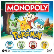 MONOPOLY lauamäng Pokemon (eesti ja läti keeles)