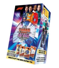 Formula 1® 2026 Turbo Attax Super metallist kollektsioneerimiskarp