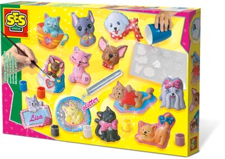 SES Kipsi valamise komplekt Kassid ja koerad