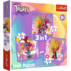 TREFL TROLLS Pusle komplekt Trollid 3, 3 tk