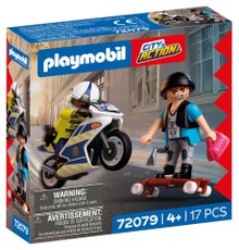 PLAYMOBIL Mootorratta tagaajamine 72079