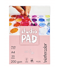 Akvarelliplokk "Studio" A4, 20 lk, 200 g/m², kõvakaaneline