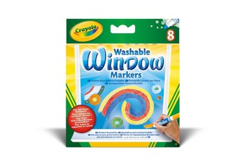 CRAYOLA 8 markerit klaasimaalimiseks