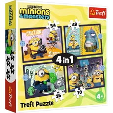 TREFL MINIONS Puslede komplekt, 4 tk, Minionid