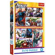 TREFL AVENGERS puslede komplekt, 2x70 osa