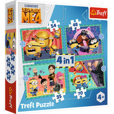 TREFL MINIONS Puslede komplekt, 4 tk, Minionid
