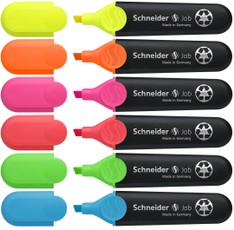 JOB tekstimarkerite komplekt, 6 tk