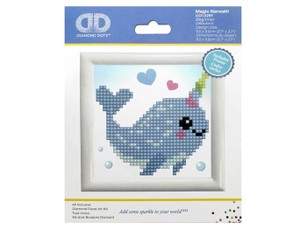 Deimantinė mozaika MAGIC NARWAHL 9x9