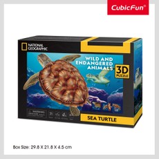 CUBICFUN NATIONAL GEOGRAPHIC 3D pusle merikilpkonn