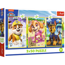 TREFL PAW PATROL puslede komplekt Käpapatrulli kutsud, 3x50 osa