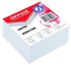 Valge liimita märkmepaberikuubik OFFICEproducts