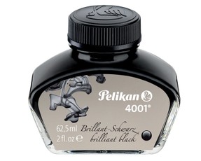 Pelikan 4001 tindipudel 62,5 ml, must
