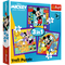 TREFL DISNEY Pusle komplekt 3 in 1, Mickey-Mouse