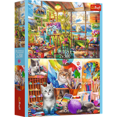 TREFL Pusle komplekt Euroopa pealinnad, 2x500 osa