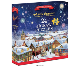 Advendikalender - pusled "Jõulumälestused", 24 puslet 50 tükiga: 1200 tükki