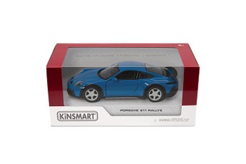 KINSMART metallist mudelauto Porsche 911 Rallye, skaala 1:36