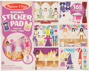 MELISSA & DOUG korduvkasutatavad kleebised Riietused