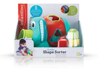 INFANTINO Jumbo kujundite sorteerija