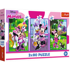 TREFL DISNEY MICKEY MOUSE puslede komplekt, 3x80 osa