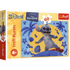 TREFL DISNEY STITCH pusle Lõbus päev koos Stitchiga, 60 osa