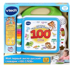 VTECH Õppemänguasi 100 sõna raamat (vene keeles)
