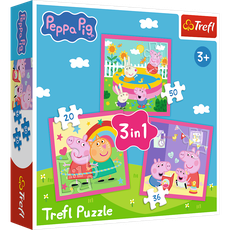 TREFL PEPPA PIG Pusle komplekt, 3 tk, Peppa