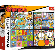TREFL GARFIELD Puslede komplekt, 4x250 osa