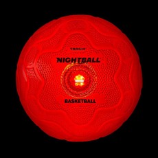 Tangle NightBall Valgustatud punane korvpall, 25 cm