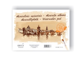 Akvarellivihik Gold A3, 10 lehte, 200 g/m²
