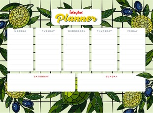 Magnetiline planeerimiskalender teemantmosaiigiga SIDRUNID 32 x 40 cm