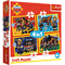 TREFL FIREMAN SAM Puslede komplekt 4 in 1 Tuletõrjuja Sam