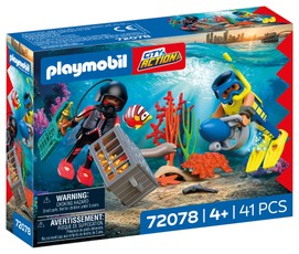 PLAYMOBIL Politsei-sukelduja aarde 72078