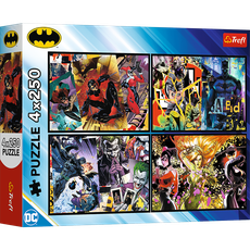 TREFL BATMAN Puslede komplekt, 4x250 osa