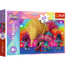 TREFL TROLLS Pusle Trollid 3, 60 osa